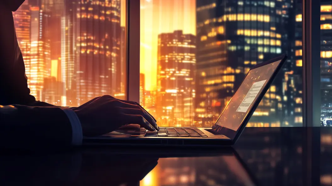 comment relancer un email (1) homme tapant sur son clavier pour relancer un email