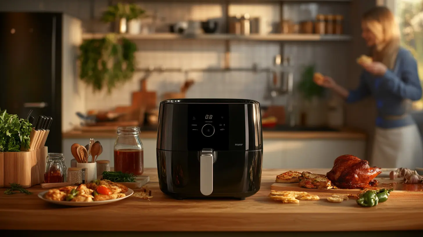 airfryer avis an airfryer on a kitchen table